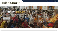 Desktop Screenshot of krishnamrit.com